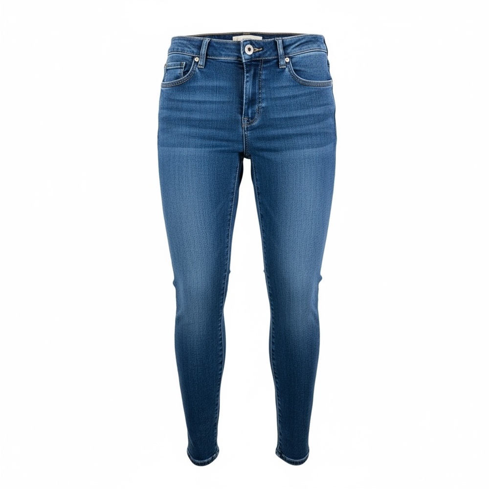 7 For All Mankind Blue Ankle & Cropped Jeans